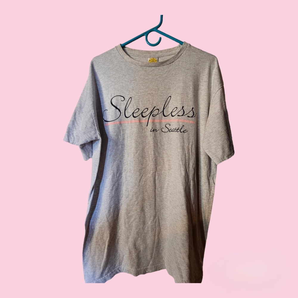 Toast and Jammies Sleepless In Seattle PJ tee (see measurements in description)
